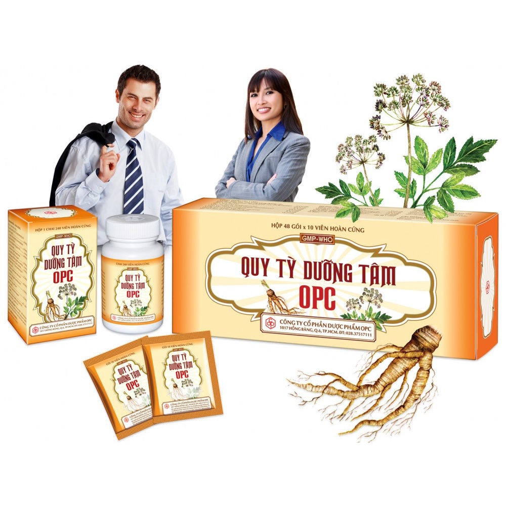 QUY TỲ DƯỠNG TÂM OPC  -Dùng khi suy nhược cơ thể - Hàng chính hãng OPC