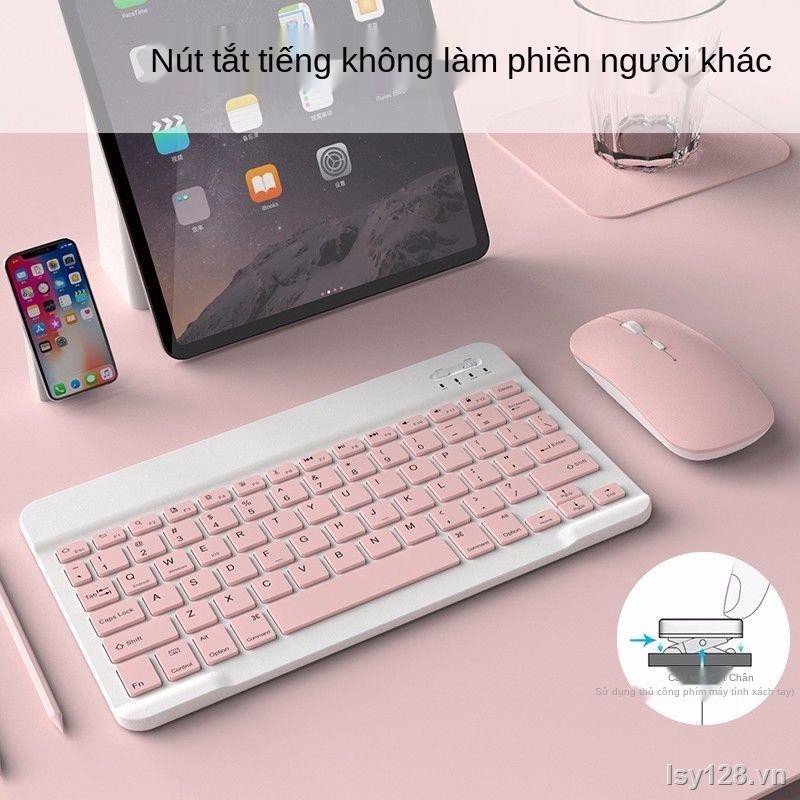 ◐✘Millet Bàn phím Bluetooth điện thoại di động không dây máy tính bảng và bộ chuột Apple Android Huawei Kết nối bên ngoài đa năng