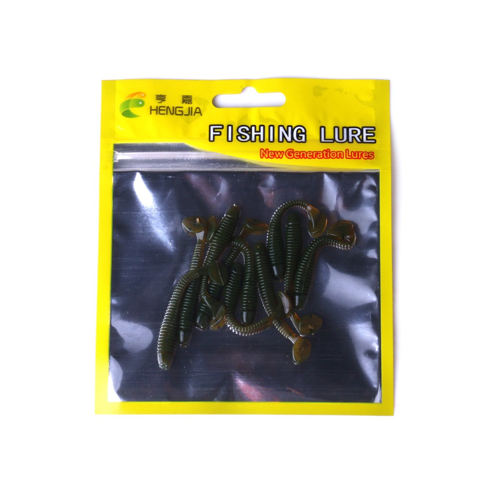 Bộ 10 Mồi Câu Cá silicone 50mm / 0.5g