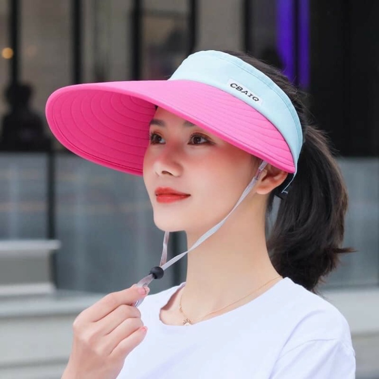 Nón rộng vành nửa đầu chống nắng phong cách Hàn QuốcFREESHIPmũ đi biển chống tia UV
