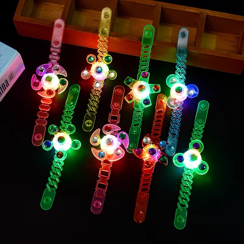 1 Vòng Đeo Tay spinner Dạ Quang Sáng Tạo Giúp Giảm Căng Thẳng