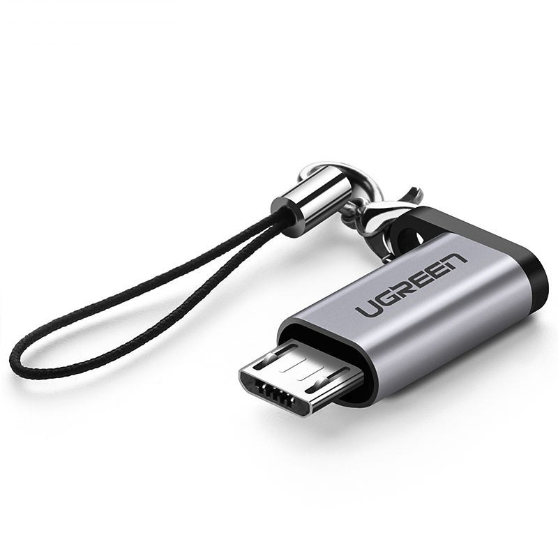 Đầu chuyển cổng Type C sang cổng Micro USB dài 2,5cm UGREEN US282 50590