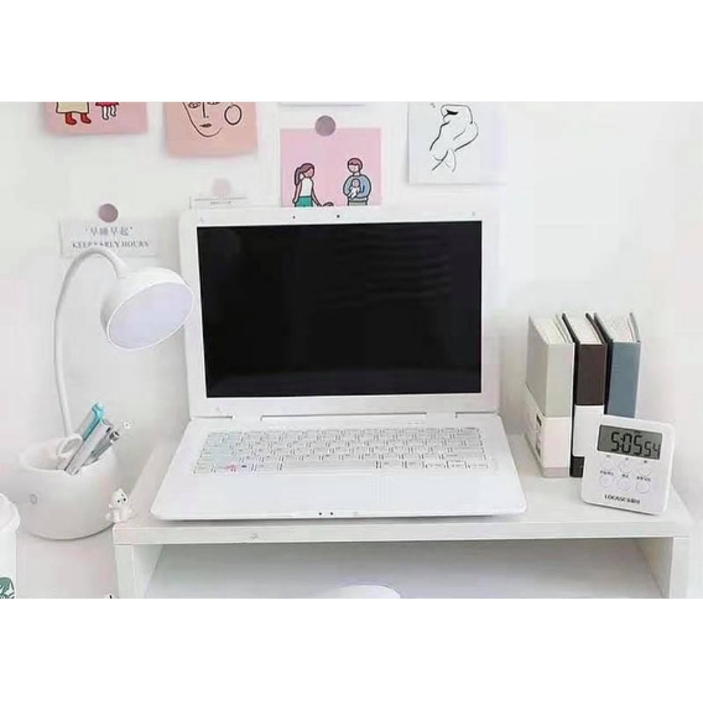 Kệ Để Màn Hình Máy Tính, Để Sách và Đồ Văn Phòng Trên Bàn Làm Việc