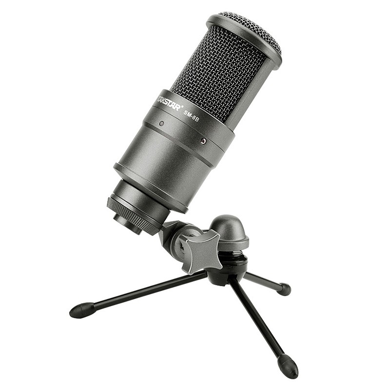 CTY MT Mic thu âm Takstar SM-8B - SM8B chất lượng âm thanh tuyệt đỉnh - nguồn 48v - canon 2m - xlr 3.5(BH 12T)