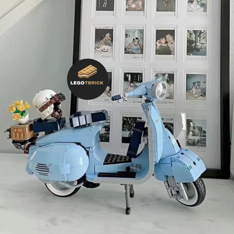 Đồ chơi lắp ráp mô hình thông minh Vespa cổ điển 125cc thập niên 1960 - Tbrick - nonlego