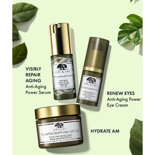 (Fullsize) Kem Dưỡng Mắt Origins Plantscription Anti-Aging Power Eye Cream 15ml