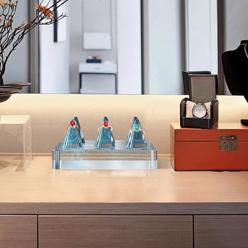 Khuôn Silicone Làm Giá Đỡ Trưng Bày Nhẫn Hình Nón