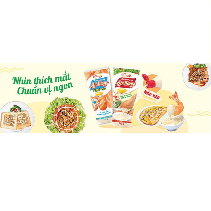 Xốt mayonnaise Aji-mayo Ajinomoto chai 130g | BigBuy360 - bigbuy360.vn