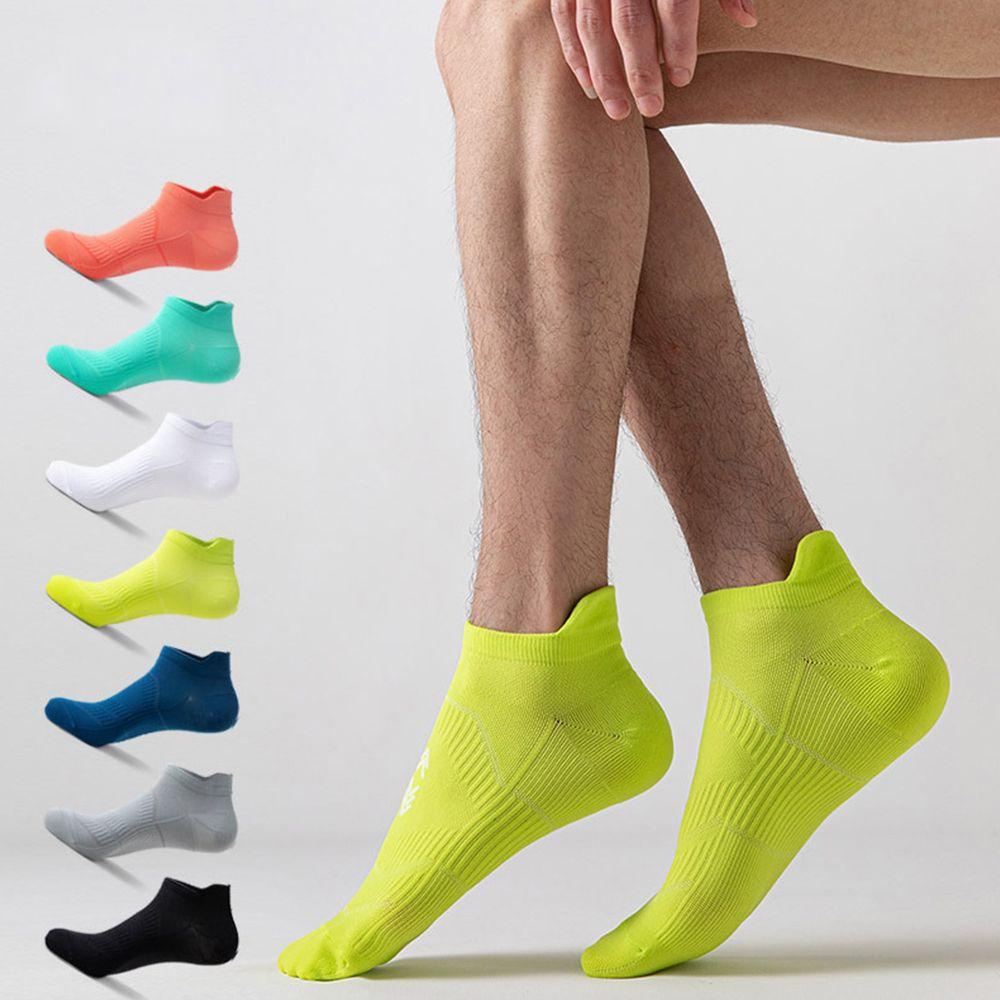 Vớ Thể Thao Mềm Mại Thoáng Khí Màu Dạ Quang Đơn Giản Ấm Áp Cho Nam AVALENTINE