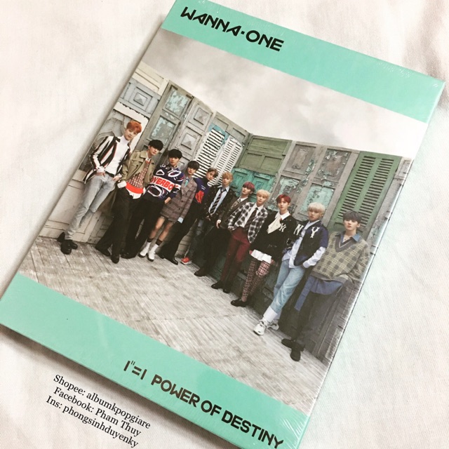 WANNA ONE Album Power of Destiny nguyên seal, có poster, được chọn ver.