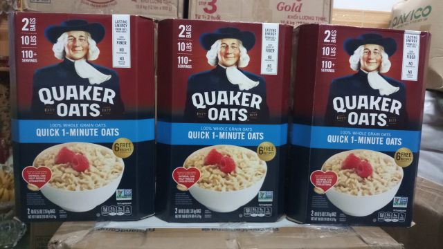 Yến Mạch Quaker Mỹ Cán Vỡ thùng 4,52kg