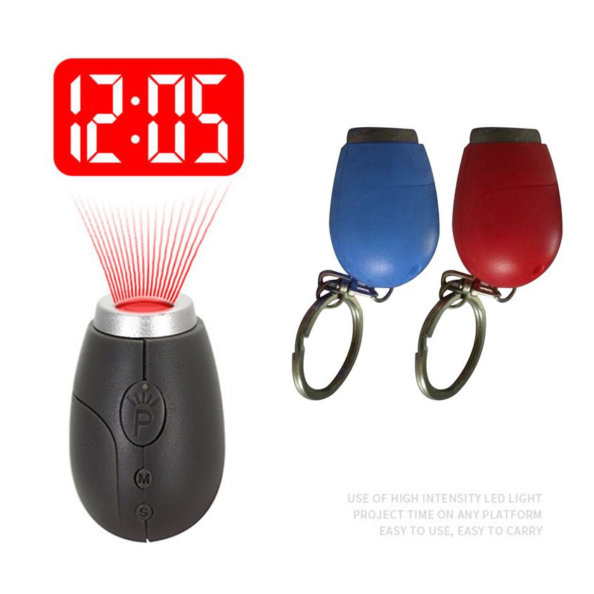 Đồng hồ bóng LED chiếu hình kỹ thuật số mini