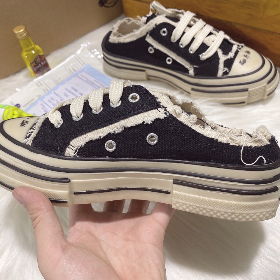 [FreeShip+Full Bill Box]Sục Xvessel, giày sục sneacker đạp gót nam nữ hot 2020 | BigBuy360 - bigbuy360.vn