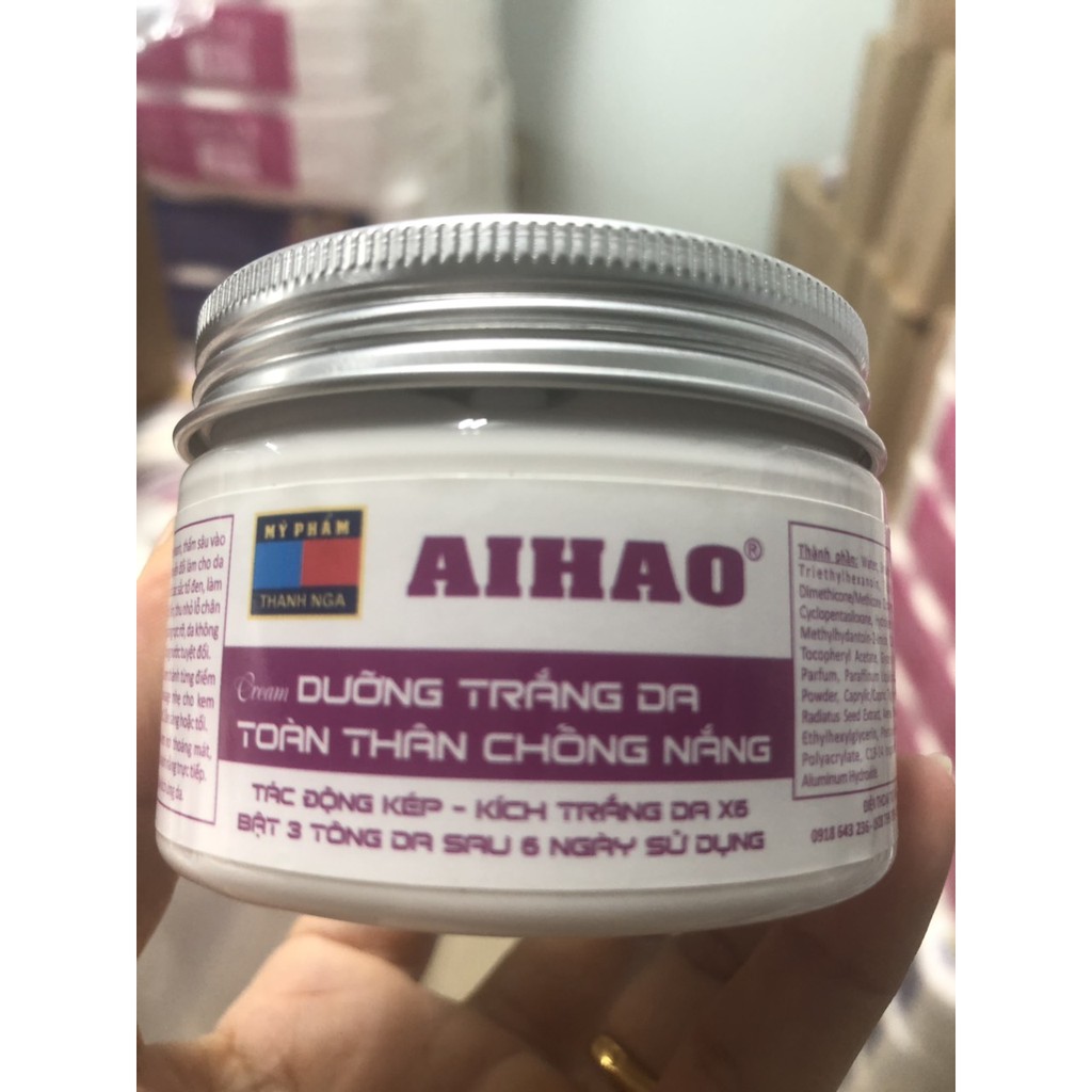 Kem Aihao dưỡng trắng da toàn thân chống nắng
