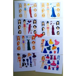 Mã 26712 set 4 mẫu búp bê thay tóc