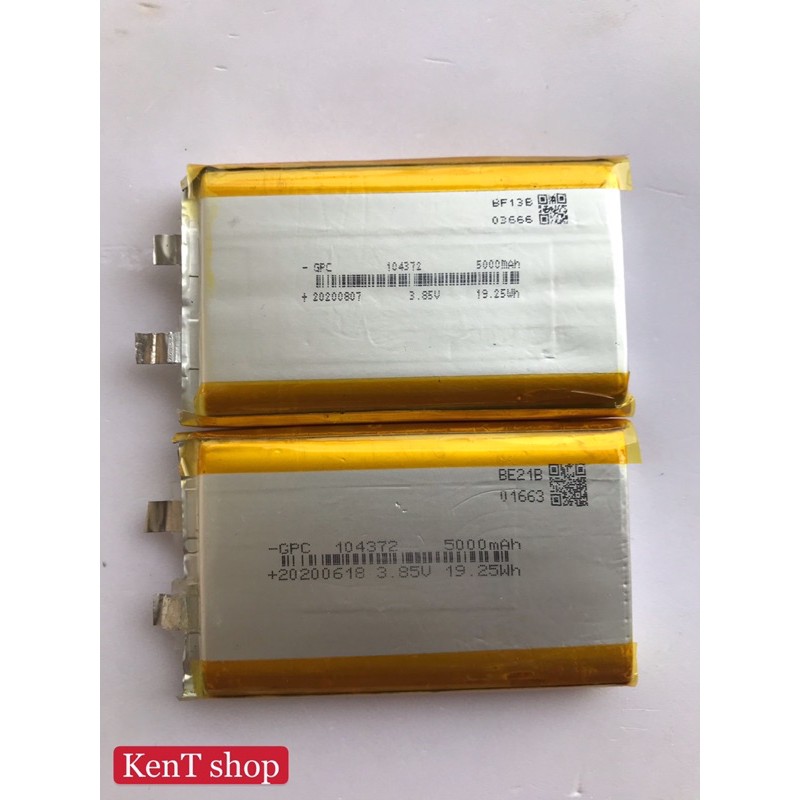 Pin Lipo 5000mah - 10.000mah 37Wh model 10x43x72mm