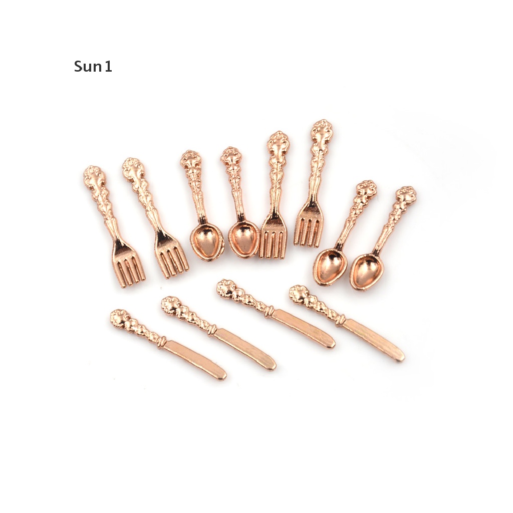 Bộ Dụng Cụ Bàn Ăn Tỉ Lệ 12 1: 12 Trang Trí Nhà Búp Bê