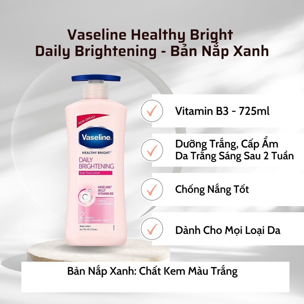 DƯỠNG THỂ VASELINE 10X SERUM GLUTA - HYA mới nhất 2021 Nội địa Thái