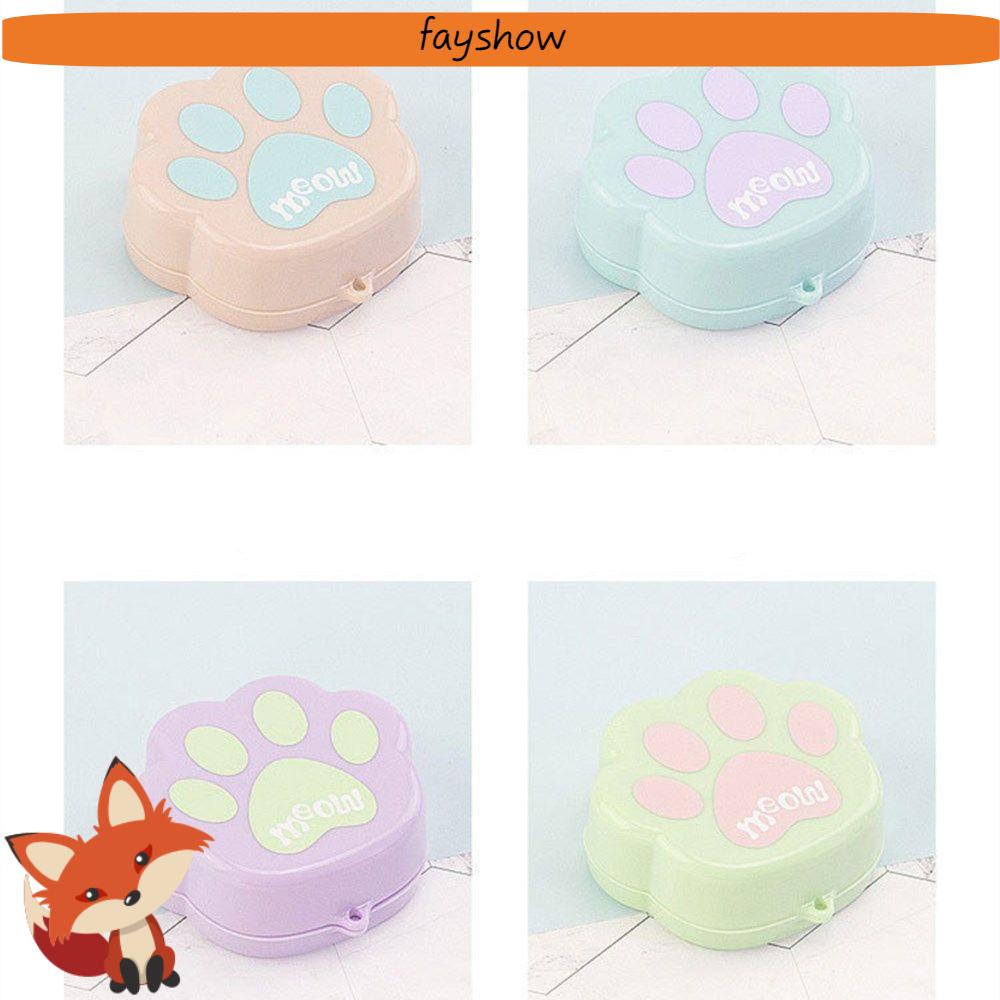 Ly Uống Nước Hình Chân Mèo Hoạt Hình Có Thể Gấp Gọn Tiện Dụng Cho Nhà Bếp