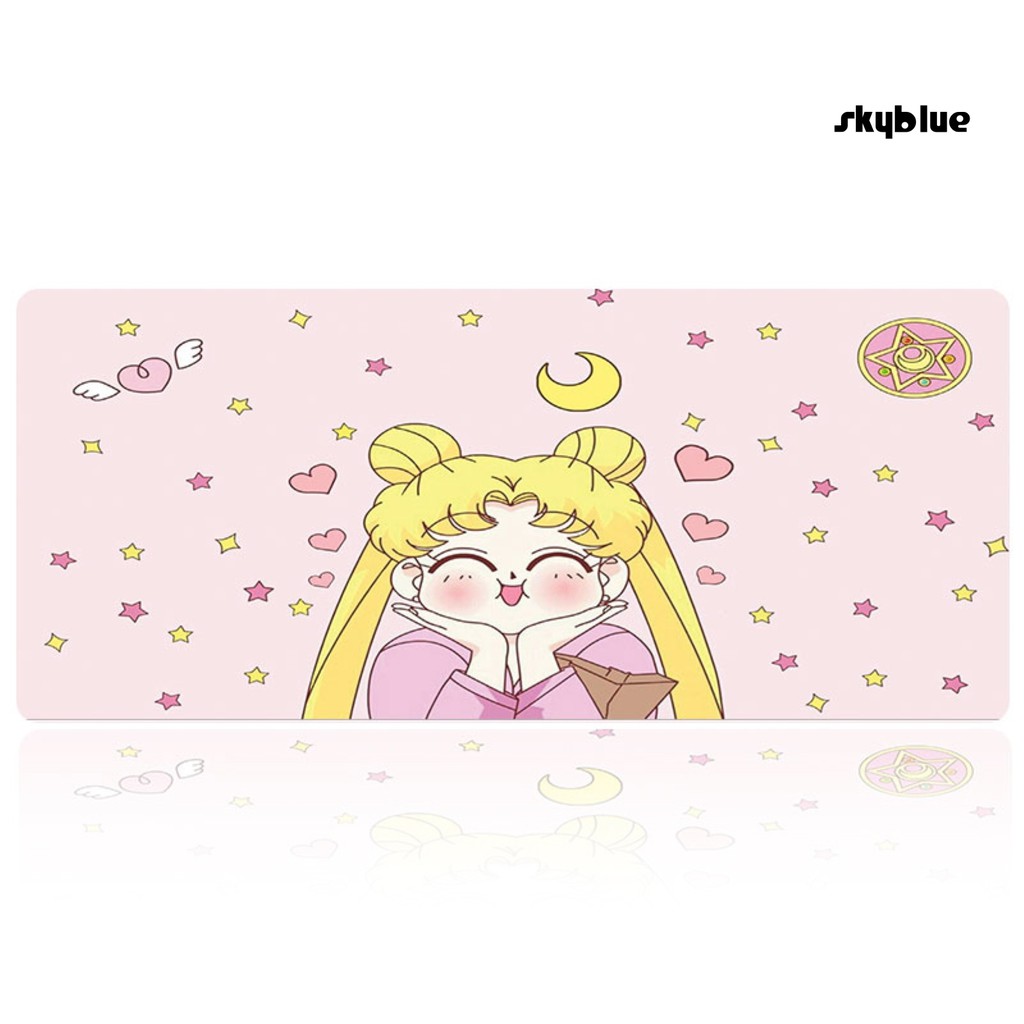 Miếng Lót Chuột Và Bàn Phím In Hình Anime Thủ Lĩnh Thẻ Bài Sakura