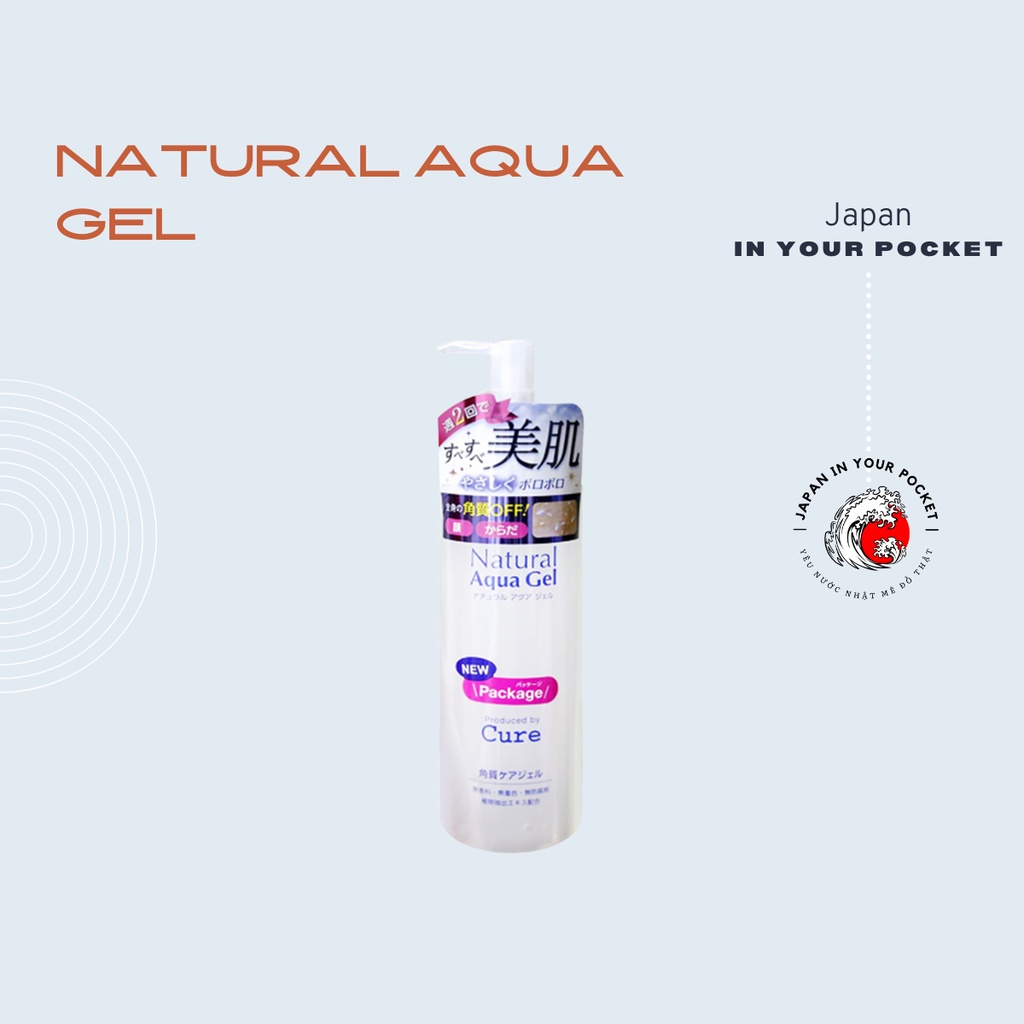 TẨY TẾ BÀO CHẾT NATURE AQUA GEL CURE NHẬT BẢN