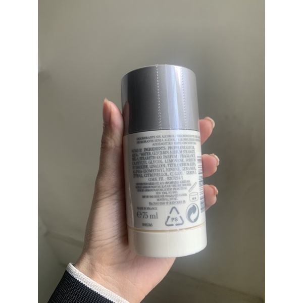 Lăn Khử Mùi Acqua Di Giò trắng 75ml for men