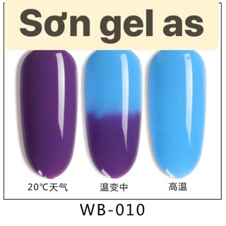 Sơn gel as đổi mầu WB ( chai đen )