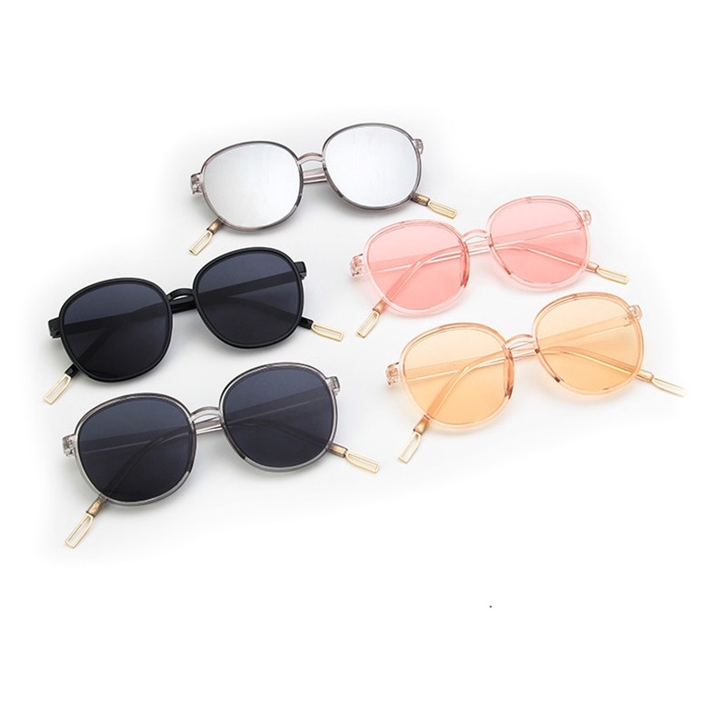 Candy Colors Large Frame Sunglasses Women Square Sunglasses Men Vintage Big Frame