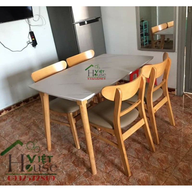 Bộ Bàn ăn Mango giả đá giá rẻ(Freeship nt HCM, Dĩ An, Biên Hoà) | BigBuy360 - bigbuy360.vn