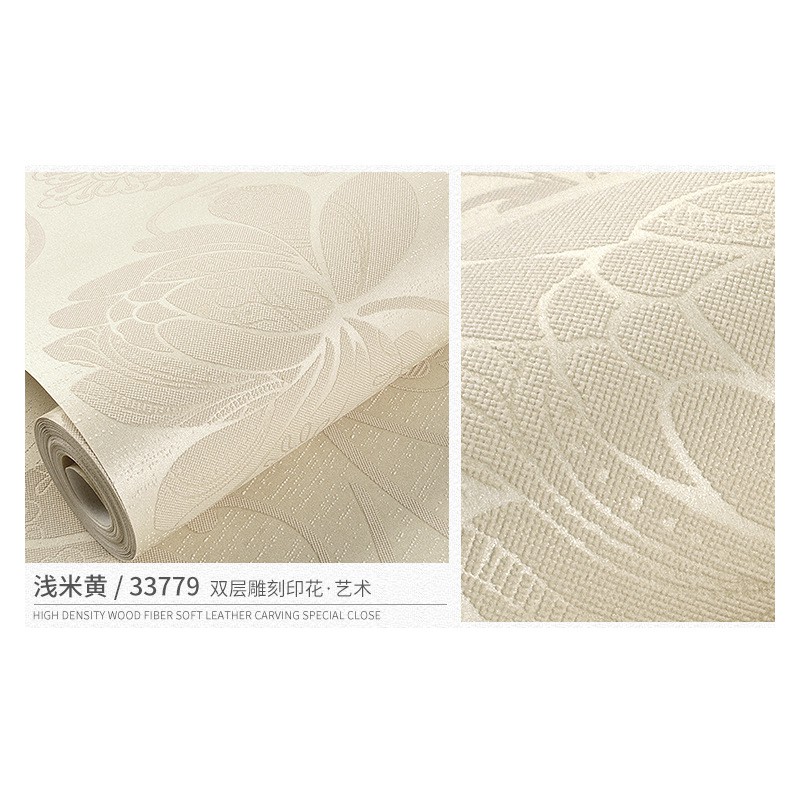 53cm * 9.5m 3D wallpaper Non-self-adhesive non-woven   giấy dán tường có kích thước Không có chất kết dính Giấy dự án không dệt đặc biệt phát hành phòng ngủ ấm áp lãng mạn phòng tân hôn nhà Hình nền phòng khách không dệt