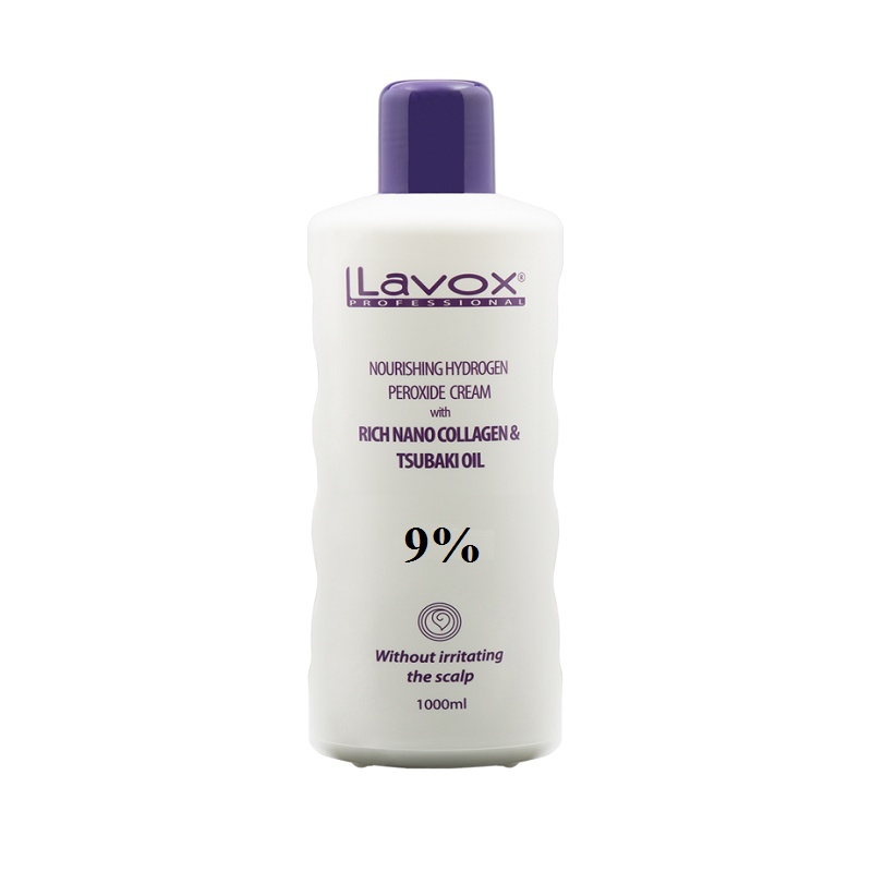 Oxy Trợ Nhuộm Lavox Nano Collagen 6% - 9% - 12% Làm Sáng Màu Tóc Ngăn Ngừa Hư Tổn 1000ML ( HÀNG CHÍNH HÃNG )