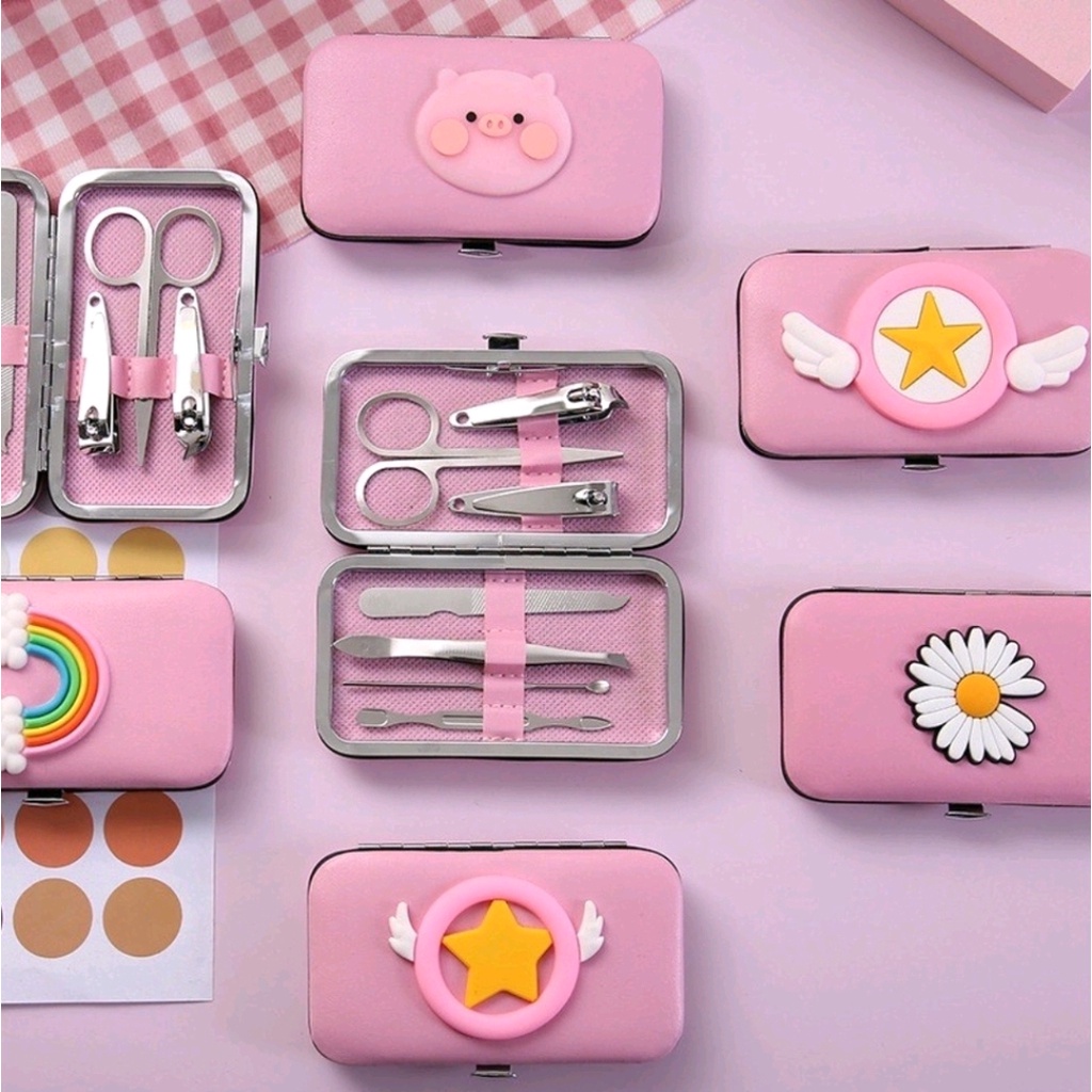 Bộ kìm bấm móng tay 7 món siêu  cute cho bé yêu