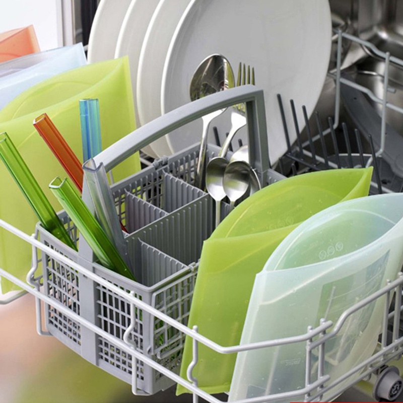 Aoto Túi Silicone Hút Chân Không Đựng Thực Phẩm Tái Sử Dụng Được