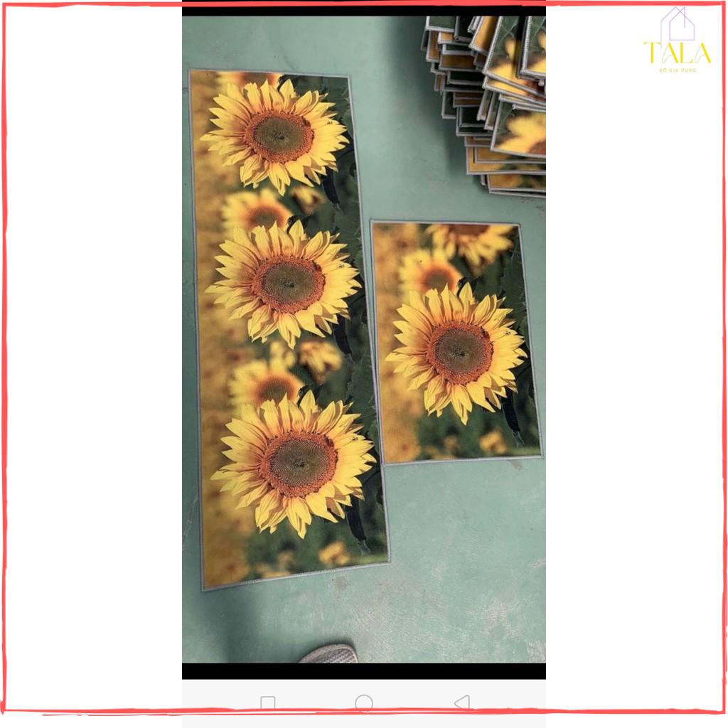 Thảm bếp 3D trang trí nhà bếp phòng ngủ (kích thước 40*60 + 40*120)