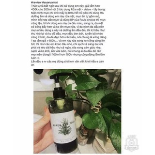 sữa rửa mặt rau củ