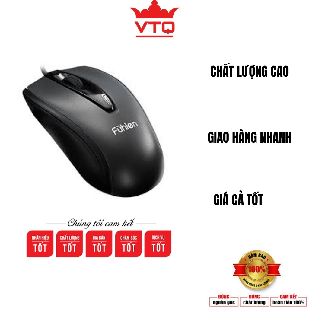 Chuột máy tính,chuột có dây Fulhen L102 hàng nhập khẩu giá tốt nhất,bảo hành 12 tháng. shopphukienvtq