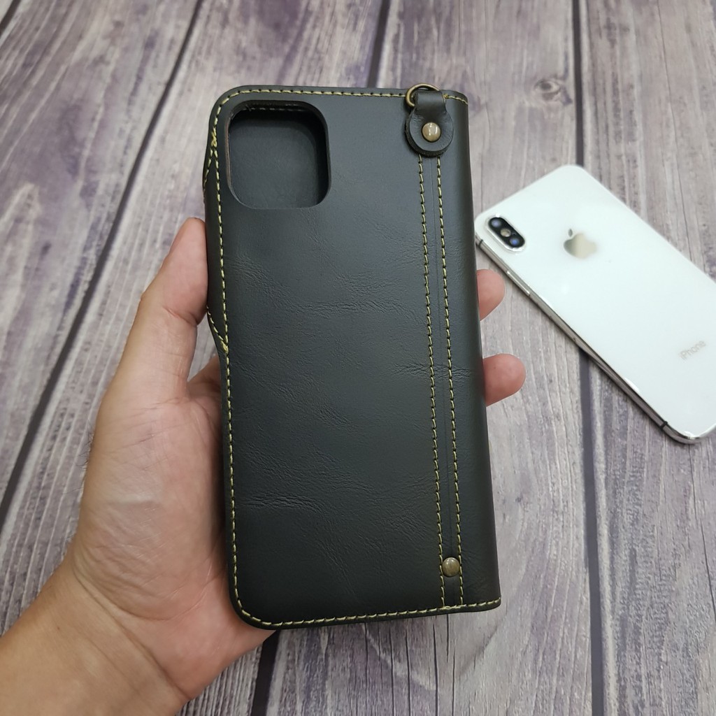 bao da da bò cao cấp iphone 11 (6.1 inch) | BigBuy360 - bigbuy360.vn