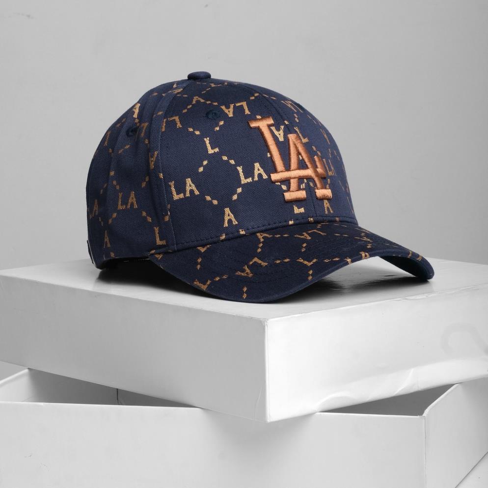 Mũ lưỡi trai MLB NY, LA, BOSTON cotton thêu logo nổi cao cấp, hoạ tiết in nhiệt độc lạ, full tem tag mã vạch