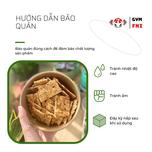 Bánh Ngói Hạnh Nhân LUCKYNUT 250g - Bánh Ăn Kiêng, Giảm Cân Không Chất Bảo Quản