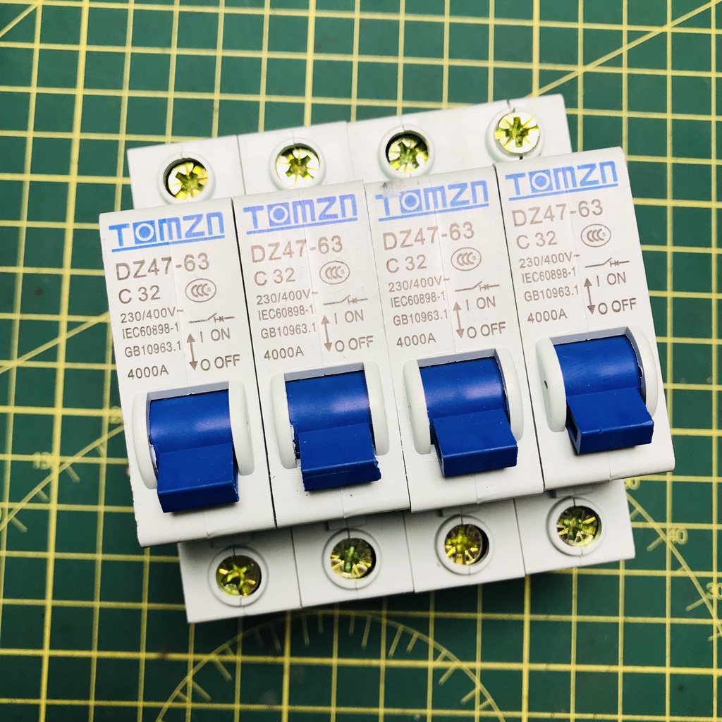 Aptomat đơn 4 pha TOMZN DZ47-63