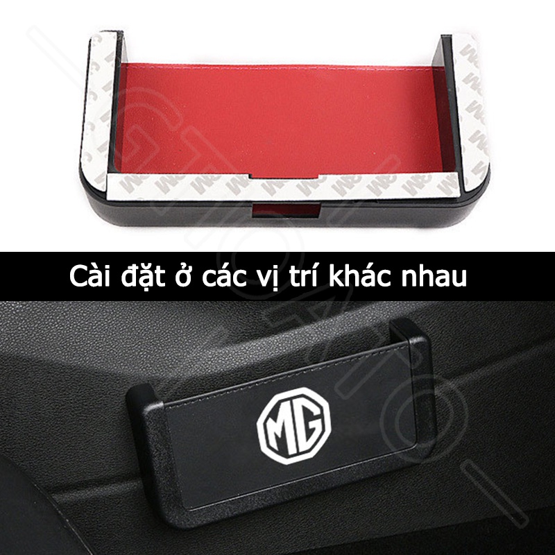 GTIOATO Hộp Đựng Điện Thoại Trên Oto Hộp Đựng Điện Thoại Trên Xe Túi Đựng Điện Thoại Trên Ô Tô HộP ĐựNg Đồ TrêN Ô Tô Khay ĐựNg Đồ Ô Tô Phụ Kiện Xe Hơi Cho MG MG5 EP ZS 5 HS