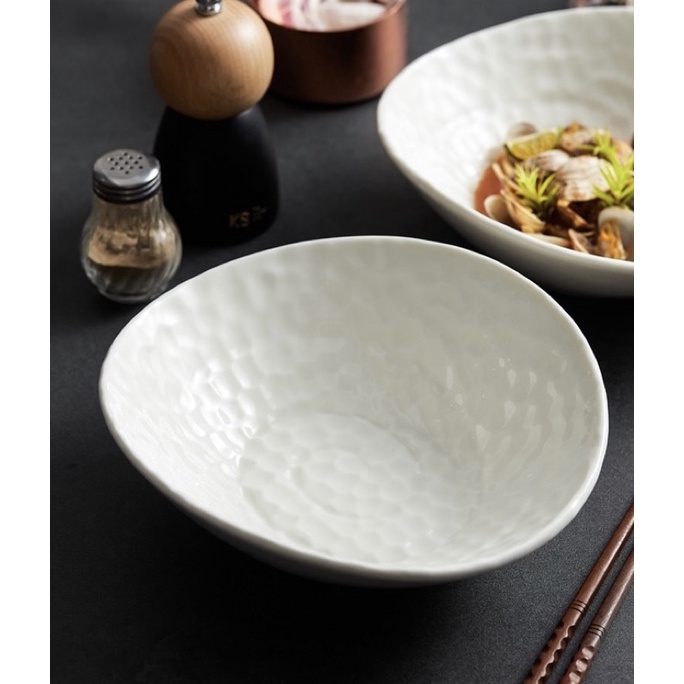 Tô đựng soup, salad các món kiểu Âu hiệu ứng lòng tổ ong cao cấp cho nhà hàng, khách sạn