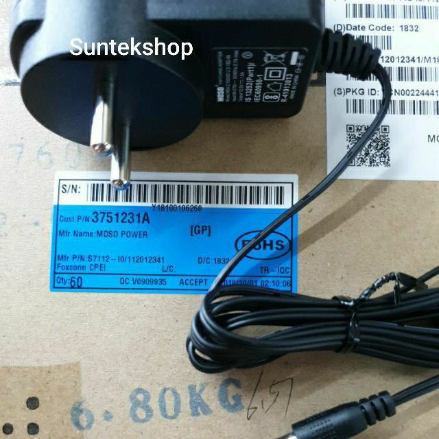 Nguồn 12v 1.5a Moso