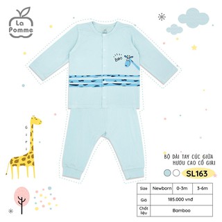 SL163 Bộ sơ sinh cúc giữa Hươu con Giri La Pomme