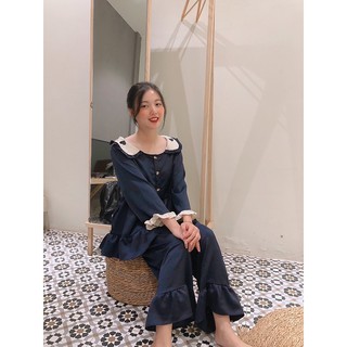 Bộ bigsize cổ tym thêu 60-80kg