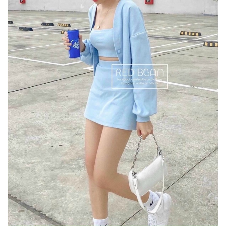 Sét Váy 3 Món Có Mút Cực Xinh