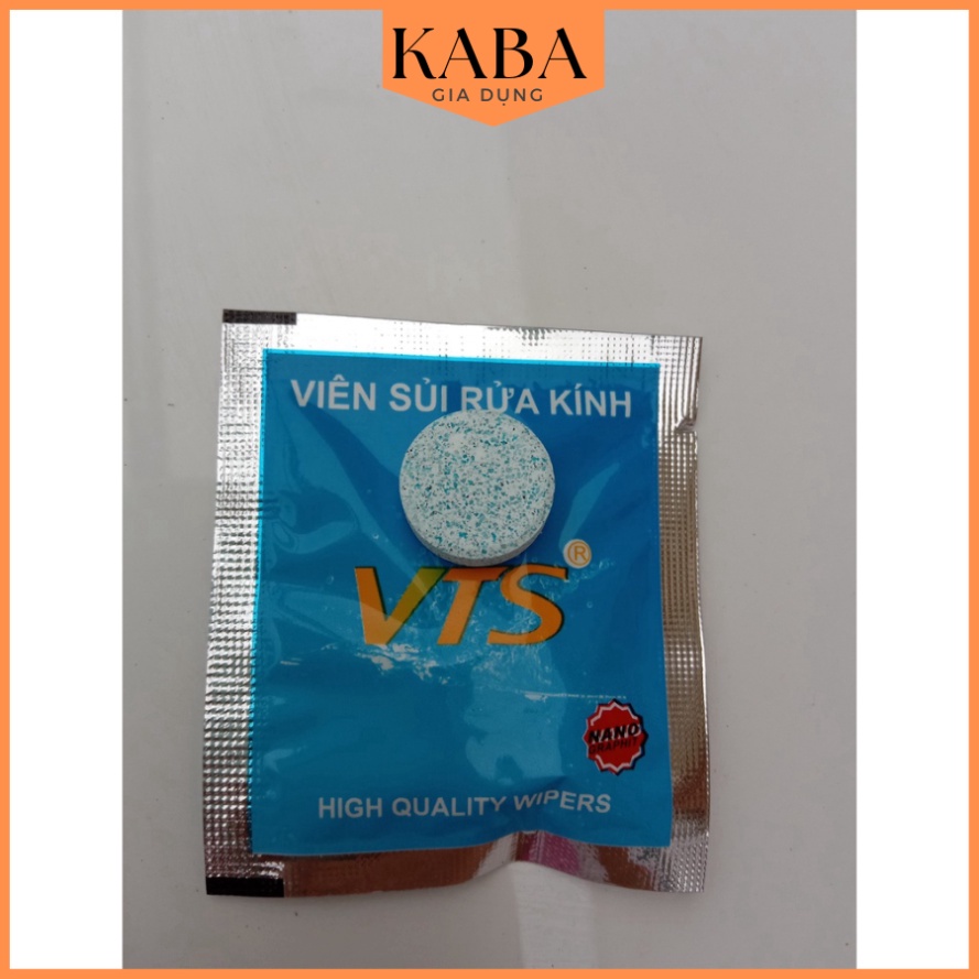 Viên sủi rửa kính ô tô - Hỗ trợ Tẩy sạch kính lái, 100% sinh học, thân thiện môi trường KABA