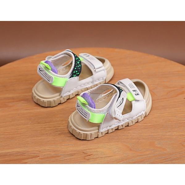 Dép sandal mũi cao 1 màu chống vấp, đế khâu, siêu nhẹ cho bé từ 1 đến 5 tuổi