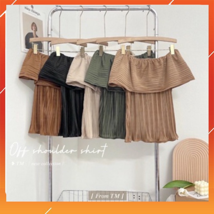ÁO KIỂU TRỄ VAI DẬP LY CHẤT LỤA (hàng loại1)