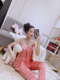 Bộ Lụa Gấm 2 Dây Trơn